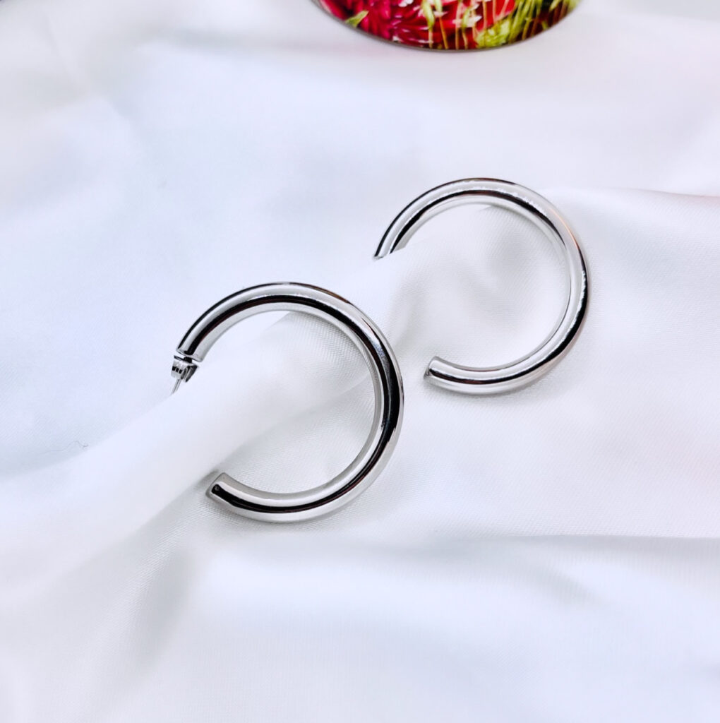 Oh My Big Hoops Silver